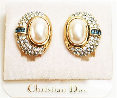 christian dior earing|genuine christian dior earrings.